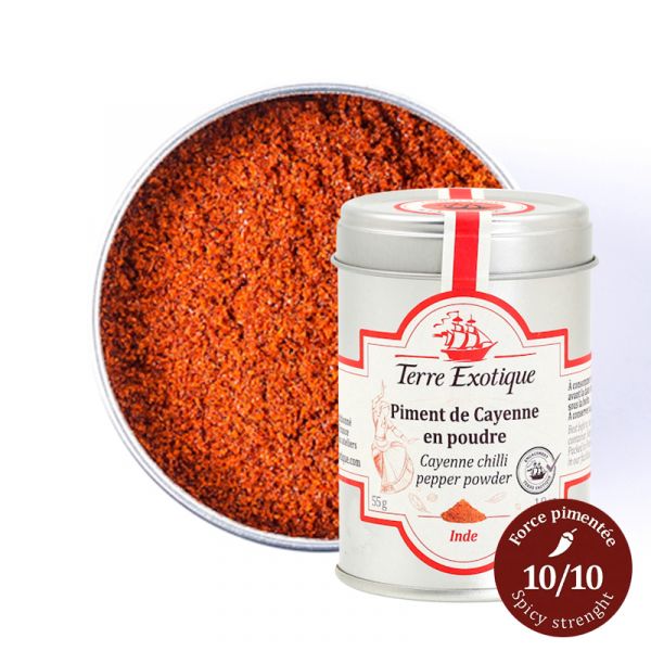 Piment de Cayenne en poudre - Achat, utilisation, recettes