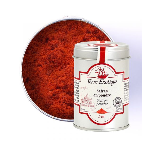 Poudre de safran, Iran, 25 g, boîte