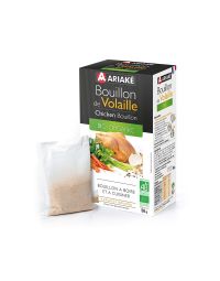 Bouillon de volaille BIO, 4 sachets de 14 g (4 x 33cl de bouillon)*