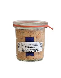 Rillettes de maquereau aux baies roses, 100 g