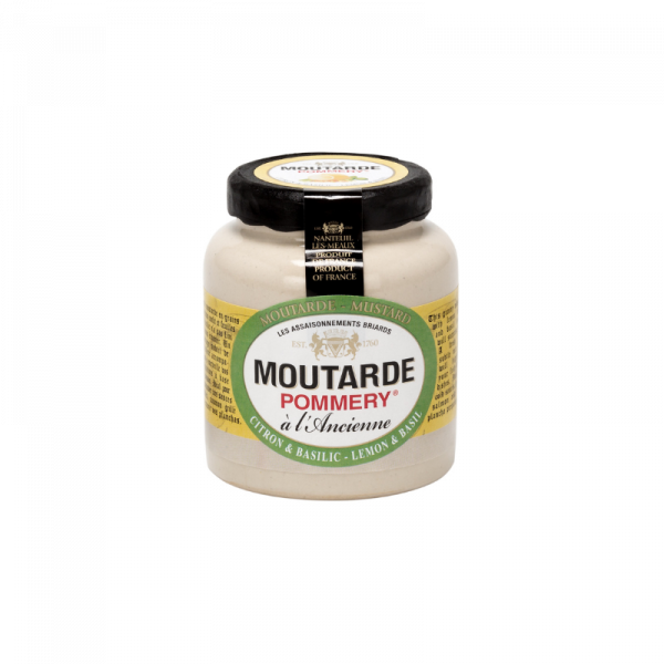 Moutarde à l'ancienne Pommery® au citron & basilic 100 g