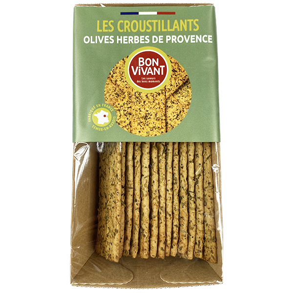 Biscuits à l'olive et aux herbes de Provence, 80 g