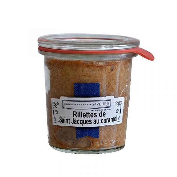 Rillettes de St Jacques au caramel, 100 g