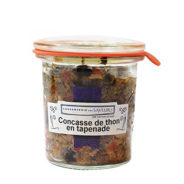 Concassé de thon en tapenade, 100 g