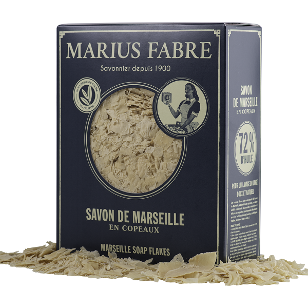 Savon de Marseille BLANC en copeaux sans huile de palme 750g NATURE