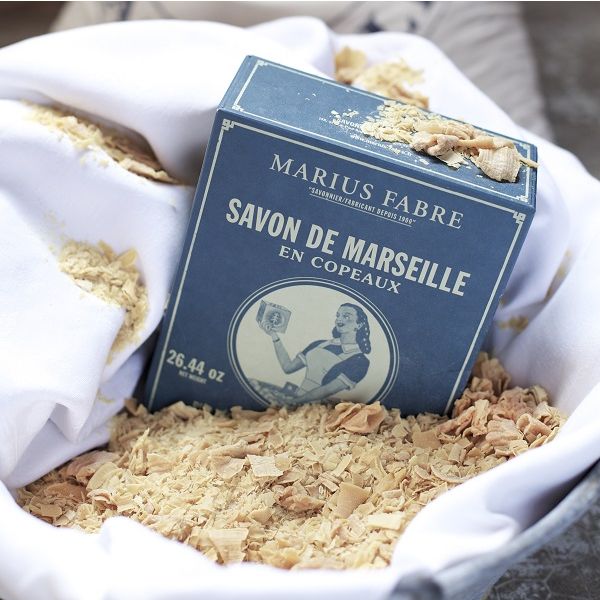 Savon de Marseille BLANC en copeaux sans huile de palme 750g NATURE