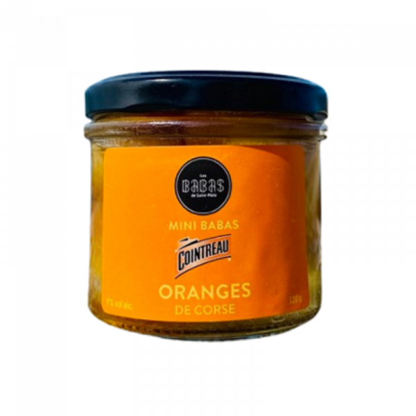 Mini Babas au Cointreau et Oranges de Corse, 120 g