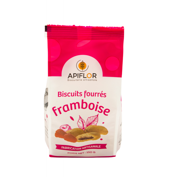 Sablés fourrés framboise