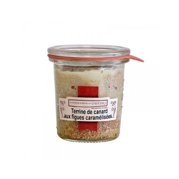 Conserverie des Saveurs, twist off, canard et figue, 100 g